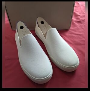 Rothy's Antique White Slip-On Sneakers